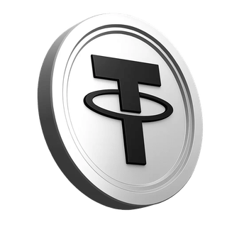 Icône de la pièce Tether USDT dans la section dédiée à la confiance de la communauté de trading
